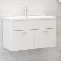 Berkfield Home Sink Cabinet White 80x38.5x46 cm Engineered Wood