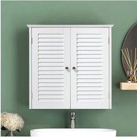 White Shutter Hanging Cabinet