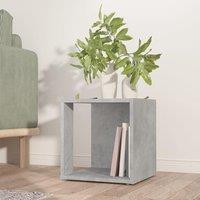 Berkfield Home Side Table Concrete Grey 33x33x34.5 cm Engineered Wood