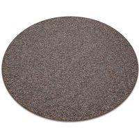 RugsX Round Superstar Rug in Brown | Size: 200 cm diameter