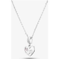 Rosa Lea Women's 50 Heart Dangle Charm AM-2THB012804 in Pink