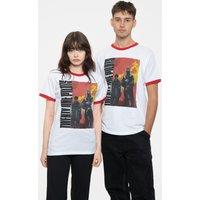 Twenty One Pilots Side Stand Ringer T-Shirt in White | Size: 2XL
