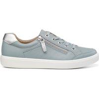 Hotter Women's Wide Fit 'Chase II' Deck Shoes in Duck Egg Blue | Size: 8