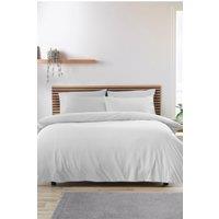 Catherine Lansfield So Soft Non Iron Plain Dyed Duvet Cover Set in White | Size: King