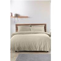Catherine Lansfield So Soft Non Iron Duvet Cover Set in Natural | Size: Double