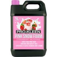 ProKleen Coloured Snow Foam Car Shampoo - Strawberry Fragrance - 1 x 5L in Pink