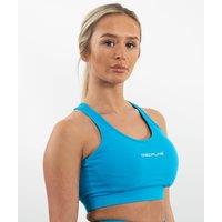 Discipline 365 Women's Discipline Sports Fitness Racer Back Bra in Blue | Size: Medium