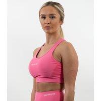 Discipline 365 Women's Discipline Sports Fitness Racer Back Bra in Pink | Size: Large