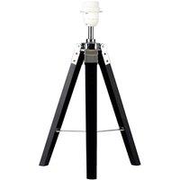 ValueLights Clipper Black Table Lamp Base
