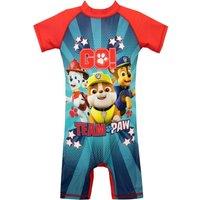 Paw Patrol Boy's Go Team Paw Surfsuit in Red | Size: 4-5 Years