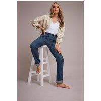 Long Tall Sally Women's Tall Mid Wash Cigarette Jeans in Blue | Size: 10L
