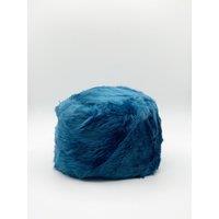 SVNX Women's Turquoise Faux Fur Hat in Blue