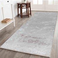 Desire Rugs Serenity Modern Abstract Area Rug - Flowing Water-Inspired Design for Living Room, Bedroom, Hallway in Stone | Size: 80 cm x 150 cm