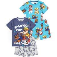 Paw Patrol Boy's Short Sleeve Short Leg Pyjama Set | Multicoloured | Official Merch | Size: 4-5 Years