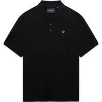 Lyle & Scott Men's Plain Plus Polo Shirt in Black | Size: 5XL