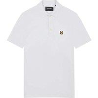 Lyle & Scott Men's Plain Plus Polo Shirt in White | Size: 4XL