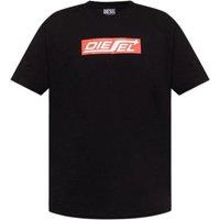 Diesel Men's Arrow Logo Black T-Shirt | Size: Large