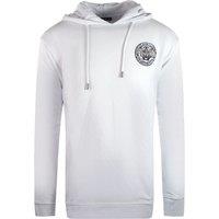 Cavalli Class Men's Large Circle Design White Hoodie