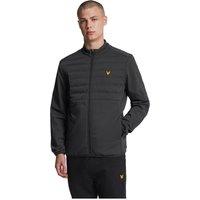 Lyle & Scott Men's Double Baffle Hybrid Jacket in Black | Size: Medium