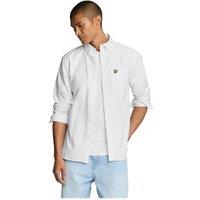 Lyle & Scott Men's Plain Oxford Shirt in White | Size: 2XL