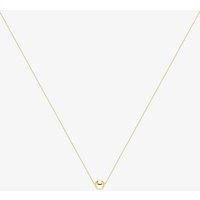 T.H.Baker Women's 9ct Gold Round Ball Necklace CN151-17 | Size: 18 inches