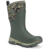 Muck Boots Women's 'Arctic Ice Mid' Wellingtons in Dark Green | Size: 4