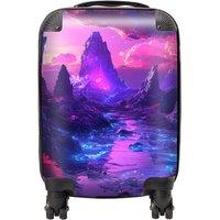 Designer Luggage Elena Sable: 00038 Suitcase in Purple | Size: Large