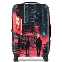 Designer Luggage Dante Mercer: 00021 Suitcase in Red | Size: Cabin