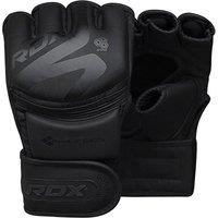 RDX SPORTS Men's RDX F15 Noir MMA Training Gloves in Black | Size: Medium