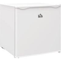 HOMCOM 35L Tabletop Freezer with Adjustable Temperature Wire Shelf White