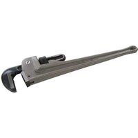 Loops 610mm (24 Inch) Aluminium Handle Adjustable Pipe Wrench Smooth Pipes Grips