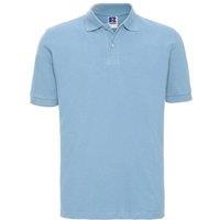 Russell Men's Classic Cotton Pique Polo Shirt in Blue | Size: Medium