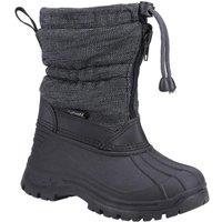 Cotswold 'Bathford' Textile/Weather Wellingtons in Black | Size: Infant 10