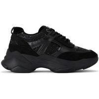 KG Kurt Geiger Women's 'Lucile Lace Up Gem' Trainers in Black | Size: 3