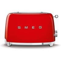 Smeg TSF01 Retro 2 Slice Toaster in Red