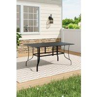 Garden Metal Slatted Coffee Table