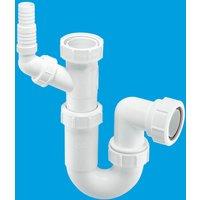 McAlpine WM15 Adjustable Sink Trap with 135 Swivel Nozzle in White