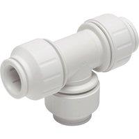 John Guest Equal Tee 28mm (Pack Of 2) in White