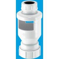 McAlpine TUN-6 One Piece Tun Dish 19/23mm Universal Inlet x 1.25" Universal in Silver