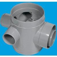 McAlpine MD100 2"/3" Multi-Drain Concrete Ground Floor Gully in Grey