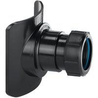 McAlpine BOSSCONN82T-BL Black Mechanical Soil Pipe Boss Connector