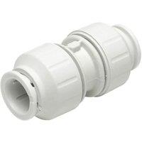 John Guest Straight Coupler 15mm (Pack Of 10) in White