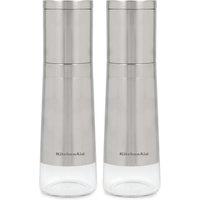 KitchenAid Salt & Pepper Grinders Set of 2 in Silver