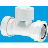 McAlpine VP3 Ventapipe 25 Air Admittance Valve with integral 1.5" Multifit T in White