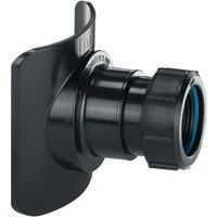 McAlpine BOSSCONN110T-BL Mechanical Soil Pipe Boss Connector in Black