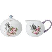 Mikasa Sugar Bowl & Creamer Bone China 200ml in White