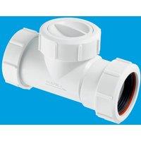 McAlpine T28M-NRV 1.5" Multifit In-Line Non-Return Valve in White