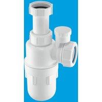 McAlpine A10AV 75mm Water Seal Anti-Syphon (Silentrap) Adjustable Inlet Bott in White