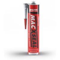 McAlpine MACXSEAL-CL Hybrid Sealant & Adhesive 290ml CLEAR in Red