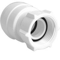 John Guest Female Coupler 15mm X 1/2 TC (Pack Of 10) in White